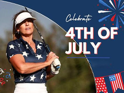 The Stars and Stripes Golf Shirts for Women: Showcase Your Patriotism for the 4th of July