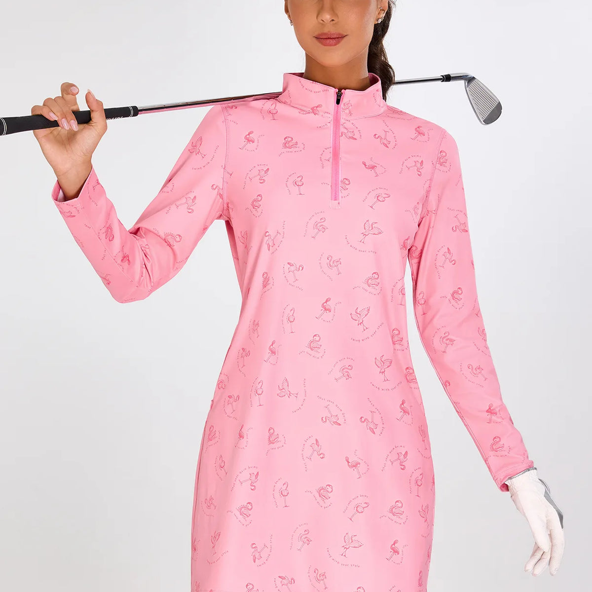 Women's Short Sleeve Frill Golf Dress – Daisies