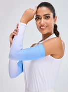Basic Blue Ombre Sun Protection Sleeves For Women