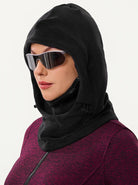 Black Fleece Hinged Balaclava
