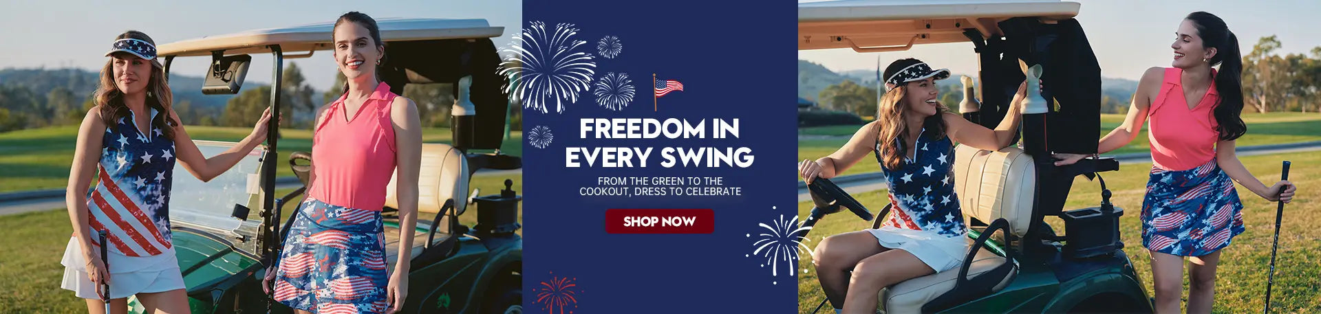 Stars and Stripes Golf Shirts