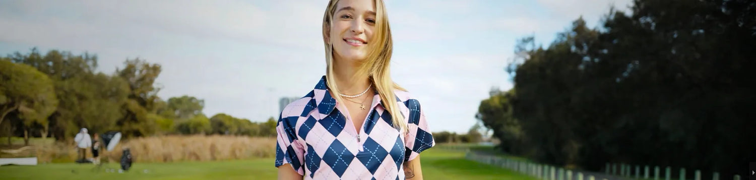 Checkerboard & Argyle Golf Shirts