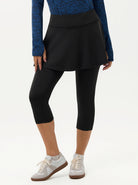 Basic Ruffled Skirted Leggings for Women