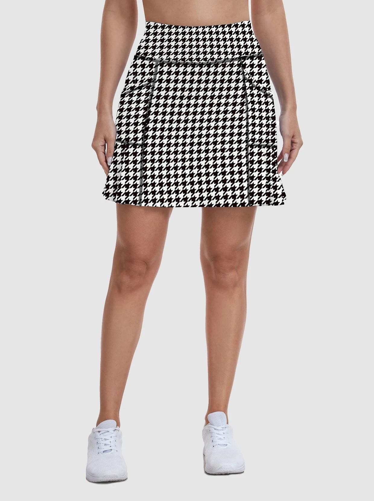 17" Pleated Skorts with Shorts and Pockets