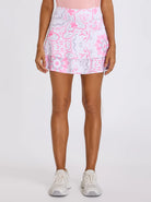 Pink Heart 15" Double-Layer Active Skorts with Shorts