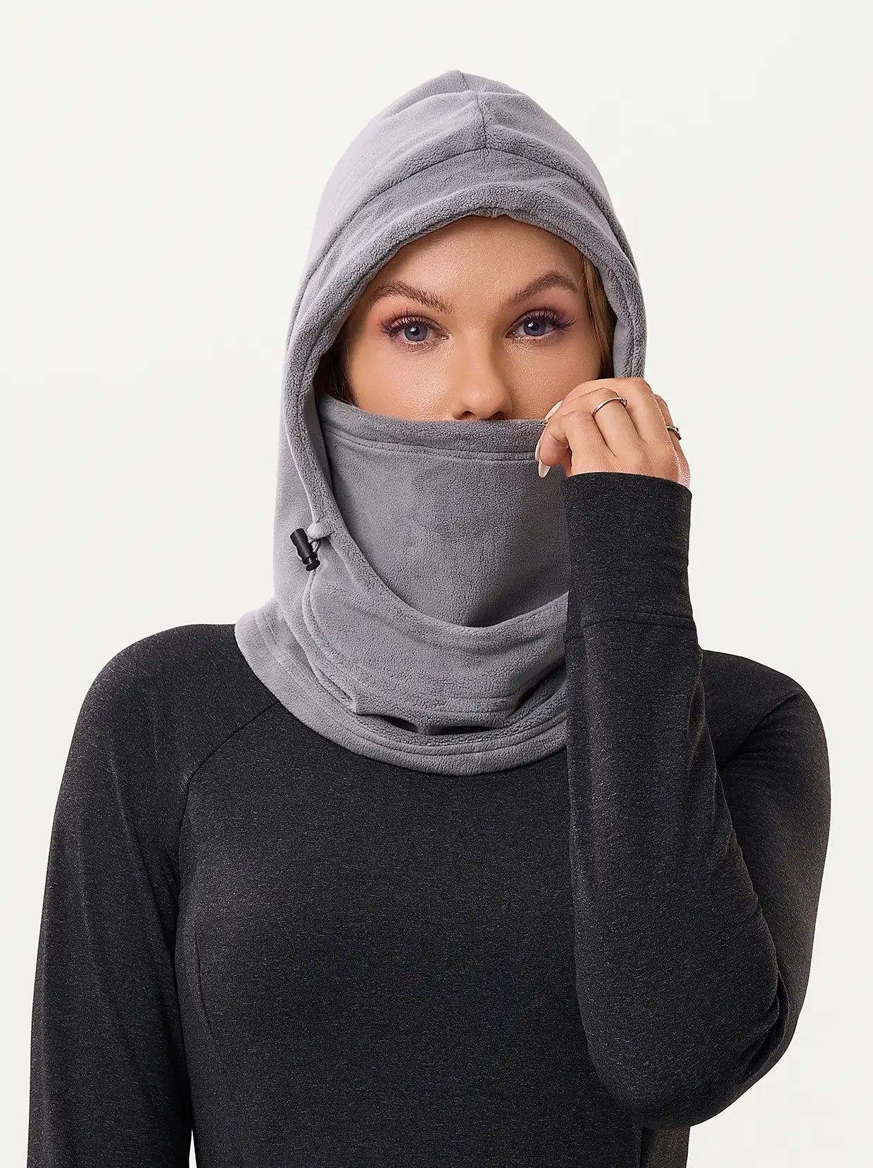 Grey Thermal Hinged Balaclava