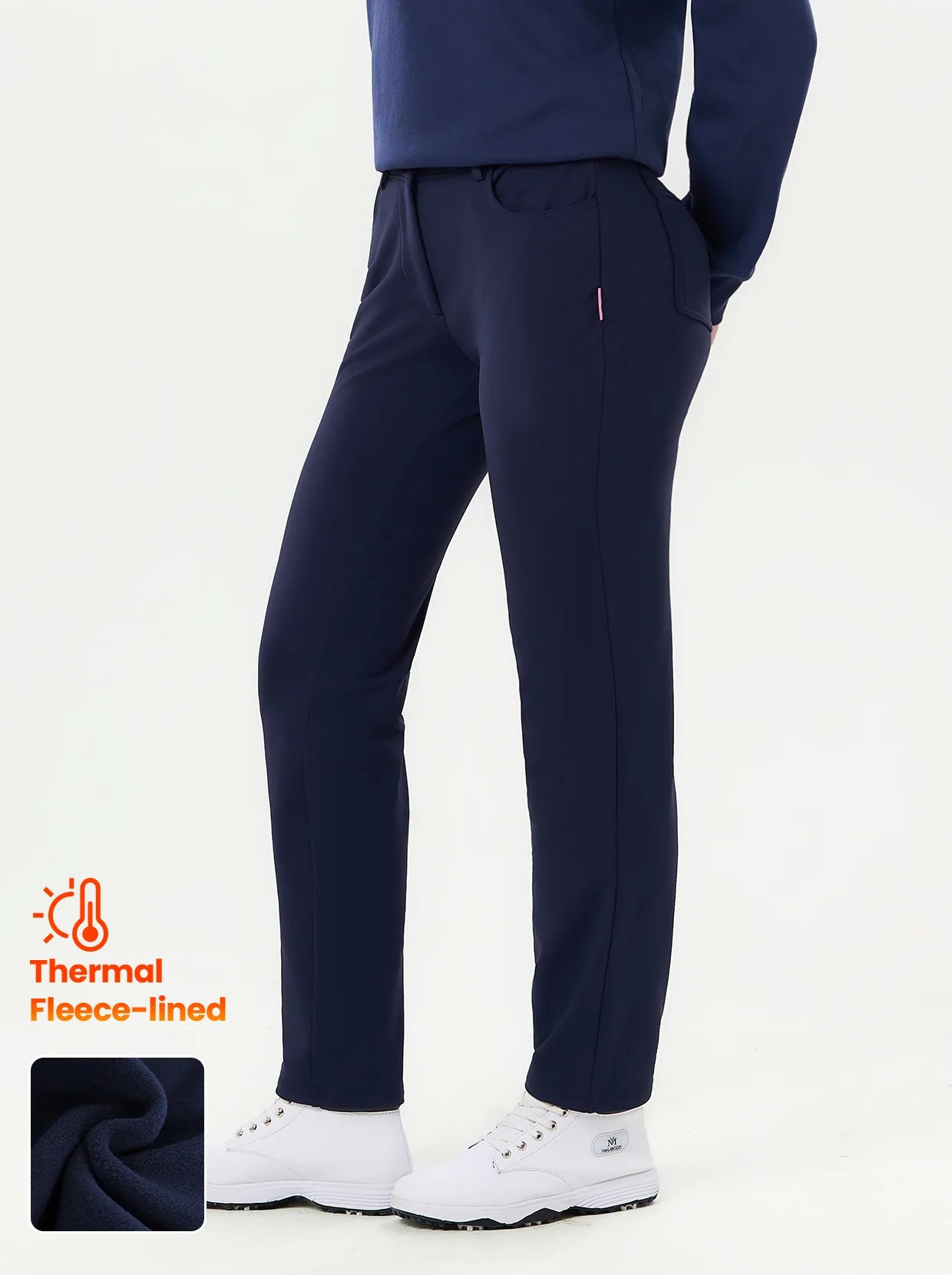 29" High-Stretch Thermal Golf Pants with Pockets