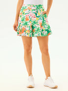 Women's 17" Lemon Active Skorts with Shorts and Pockets 