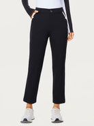 38" Black 4-way Stretch Golf Pants with Pockets