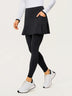 Skin-friendly Pleated Skirted Leggings with Pockets