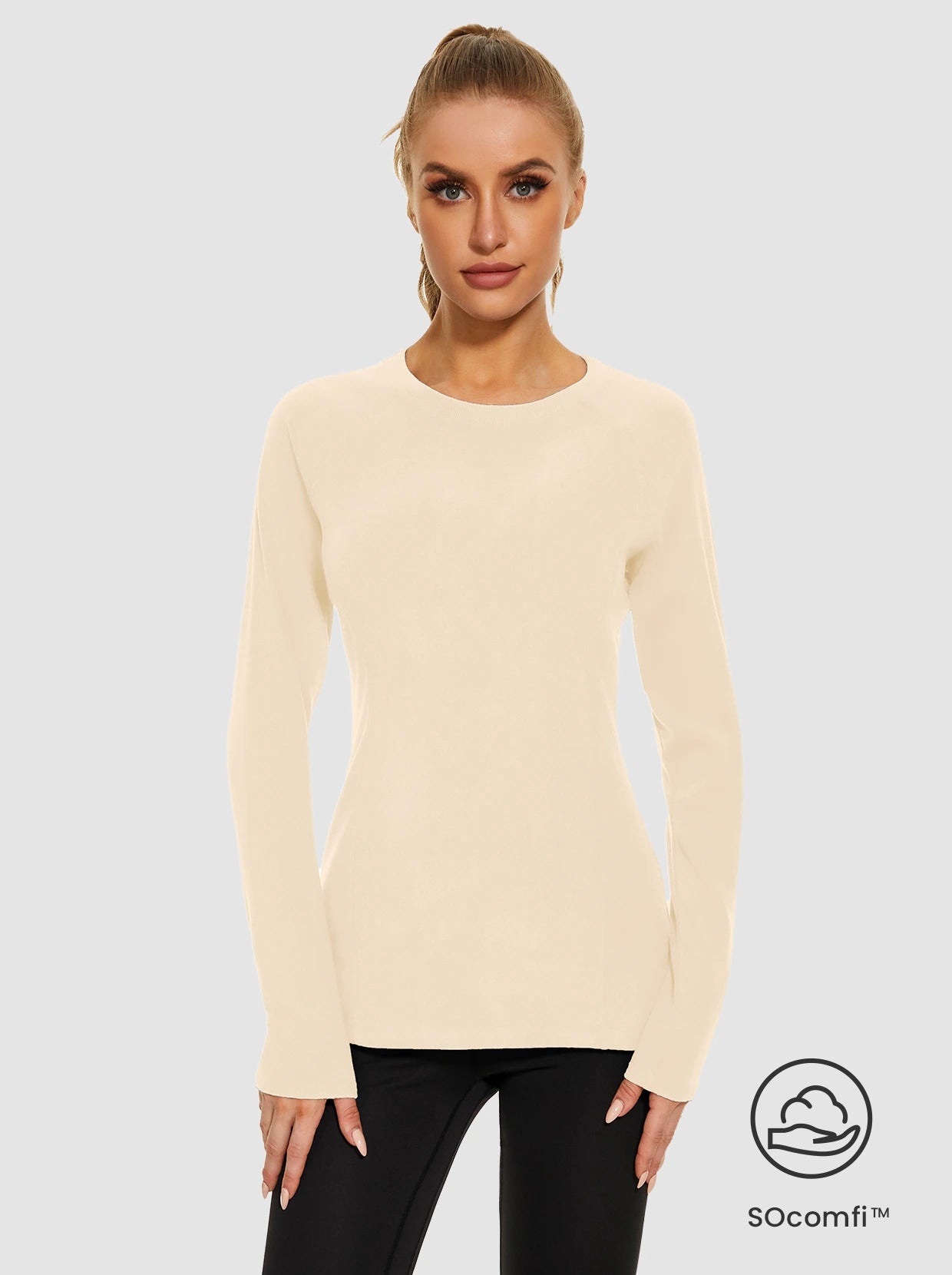 SOcomfi™ Crew-neck Long-sleeve Thermal Underwear for Women