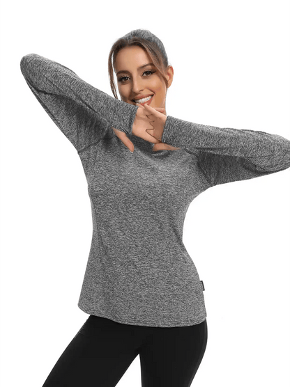 Women's Pullover Raglan-sleeve Thermal Tops