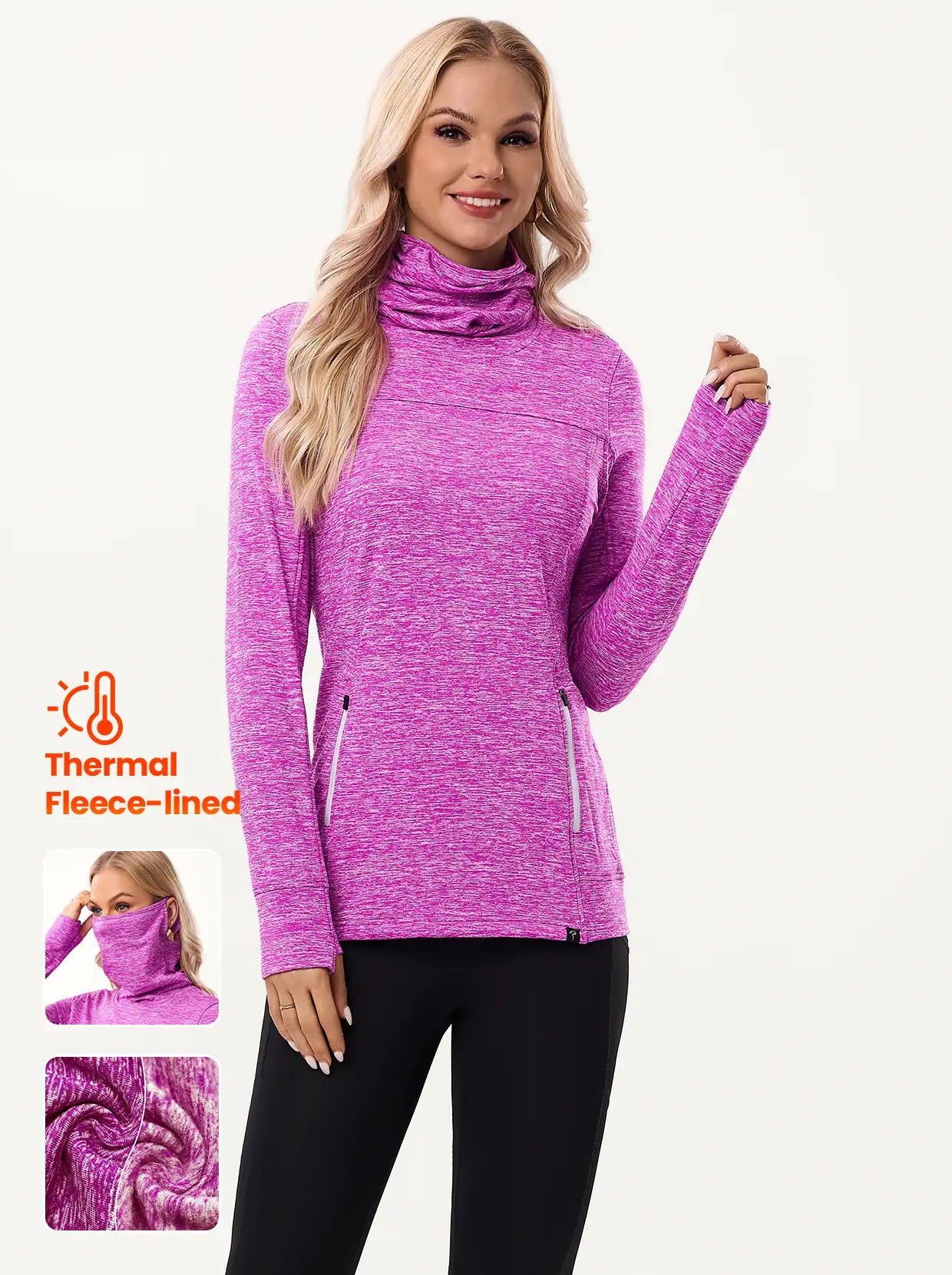 Ladies' Thermal Pullover with Mask