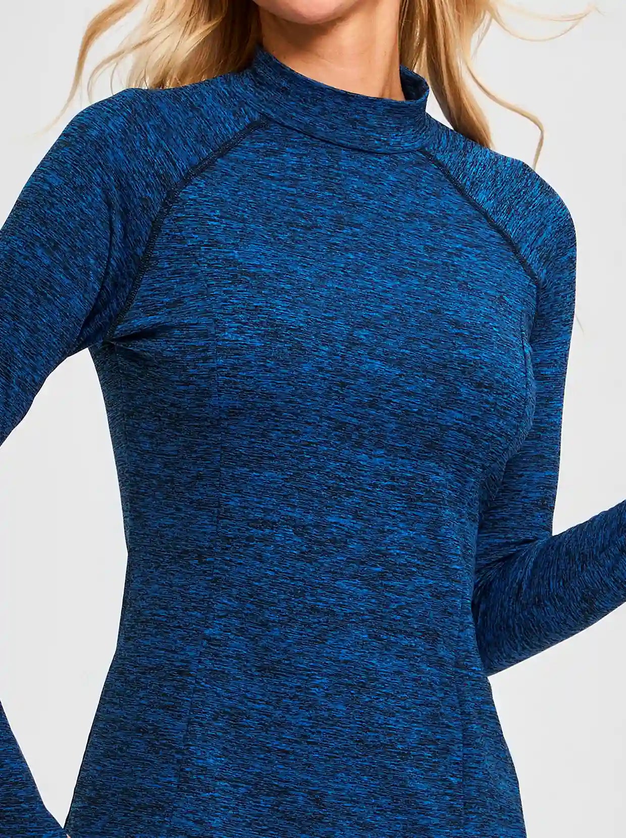 Women's High-neck thermal Top with thumb holes