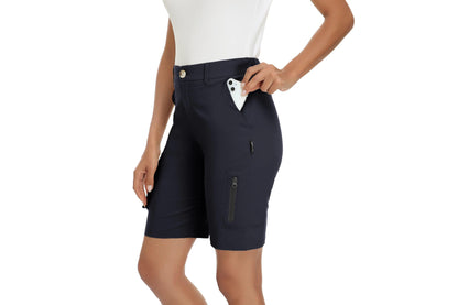 Blue elastic waist tband Shorts - Suitable for Badmintion