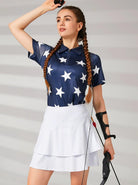  Short Sleeve Archery golf Shirt for Women