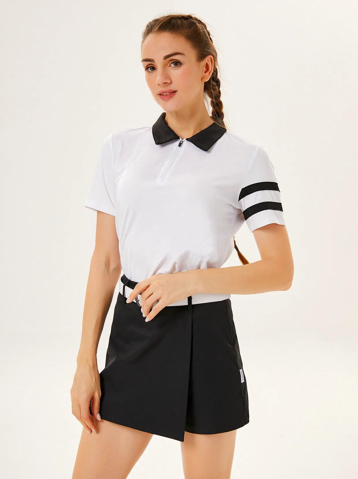  Short Sleeve Golf Polo Shirt for Women