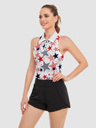 Stars Racerback Athletic Shirt For Women