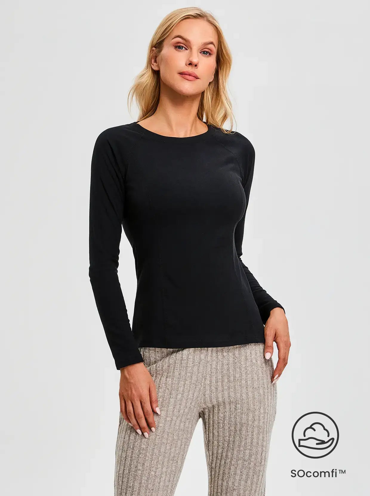 SOcomfi™ Crew-neck Long-sleeve Thermal Underwear for Women