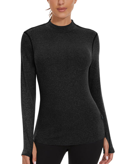 Pullover Fleece Long-sleeve Thermal Tops