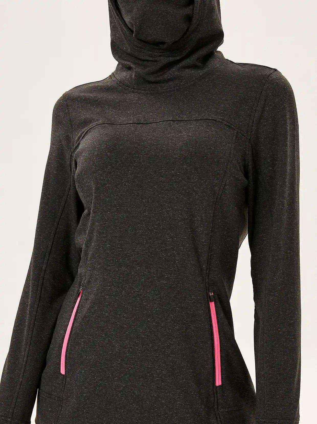 Women's Hooded Thermal Top with Neck Gaiter