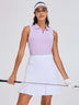 Classic Quarter-zip Sleeveless Polo Shirt