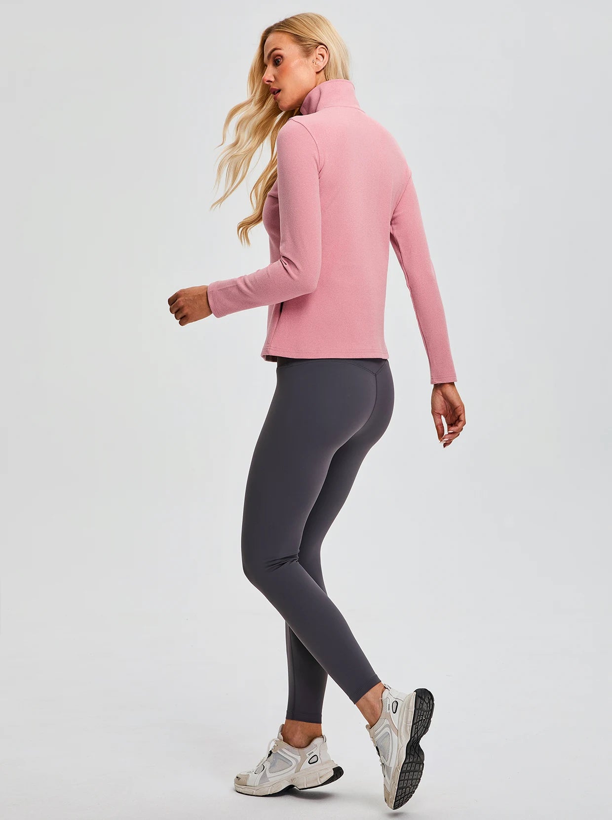 SOcomfi™ Quarter-zip Long-sleeve Tops for Women