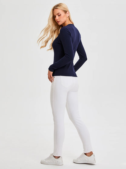 SOcomfi™ Square Collar Long-sleeve Tops For Women