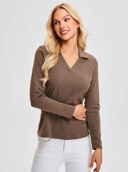 SOcomfi™ V-neck Long-sleeve Thermal Wear for Women