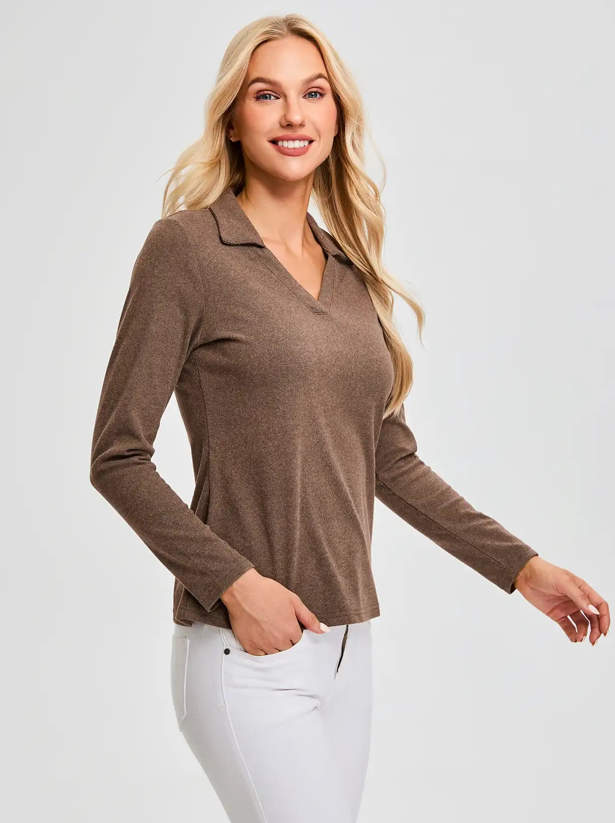 SOcomfi™ V-neck Long-sleeve Thermal Wear for Women