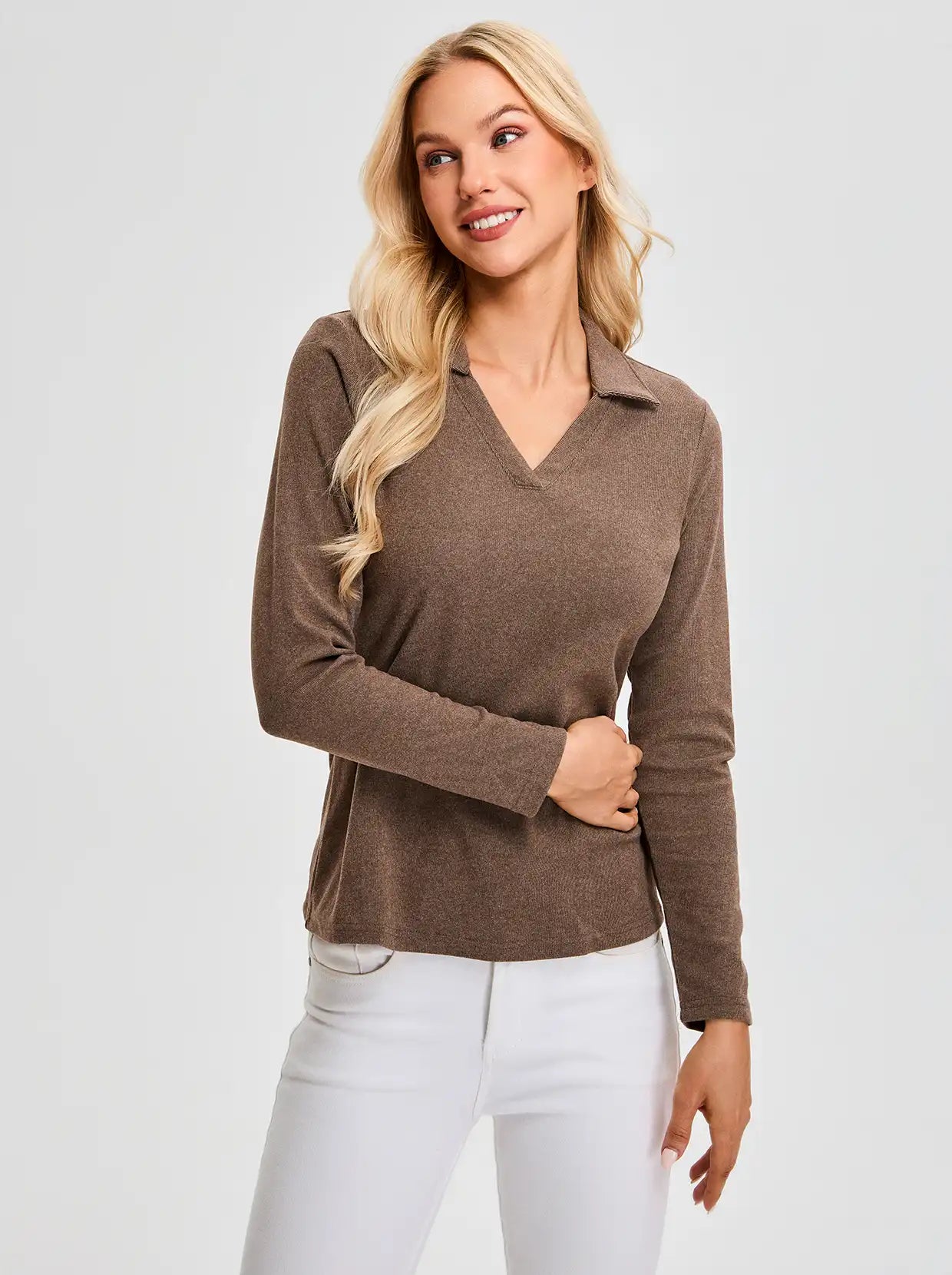 SOcomfi™ V-neck Long-sleeve Thermal Wear for Women