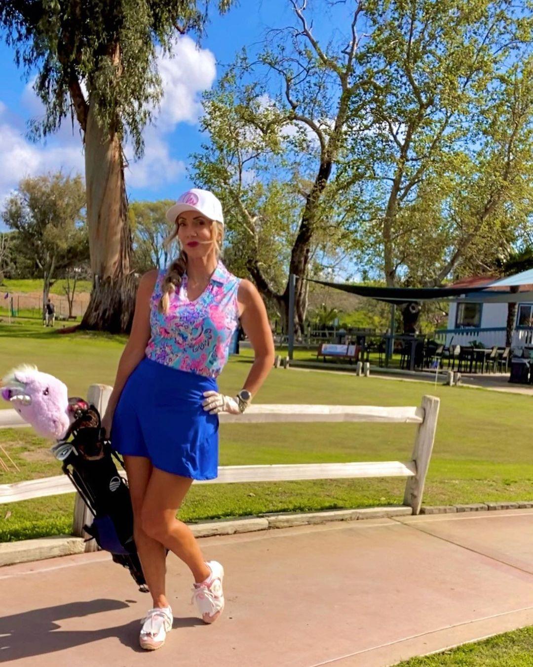 Ladies Sleeveless Golf Polo- Purple and Blue Vintage Print V-neck Sleeveless Shirts Moisture Wicking Tennis Shirts Dry Fit